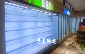 【必一体育冷链】广州市越秀区锦麟优选超市-冷柜工程案例